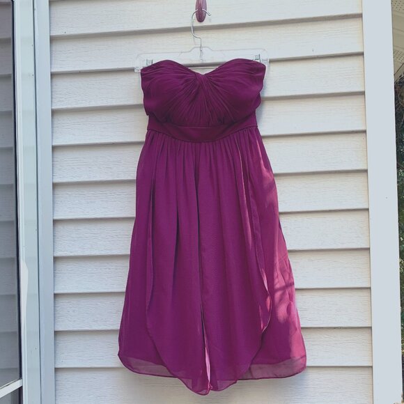 Jenny Yoo Collection Magenta Dress - Picture 2 of 7